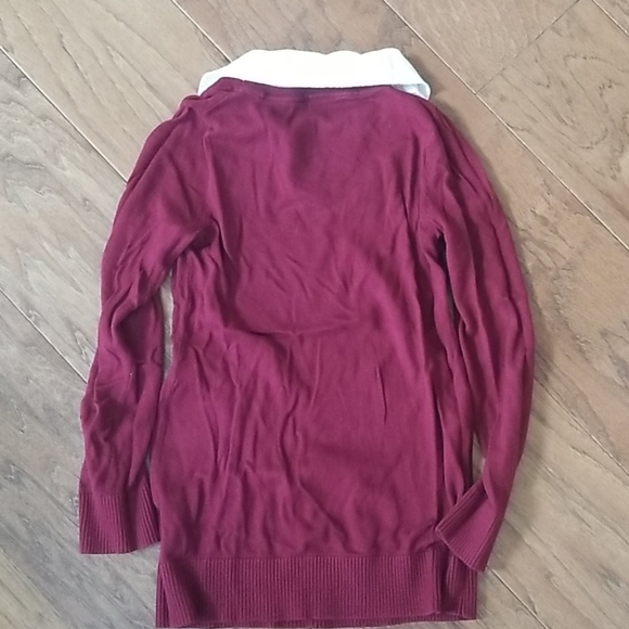 3 for $30 Maternity sweater with collar - Picture 3 of 4